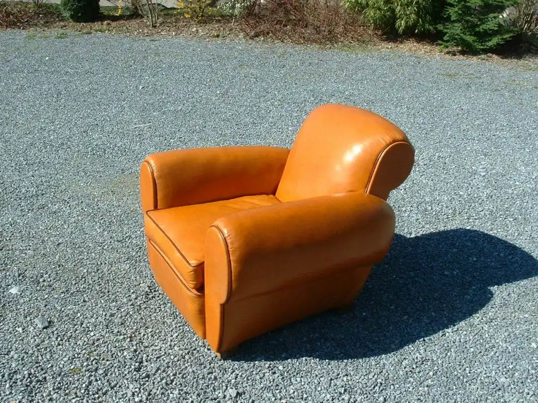 Garnissage fauteuil Club en cuir