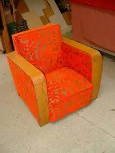 Fauteuil Club en tissu